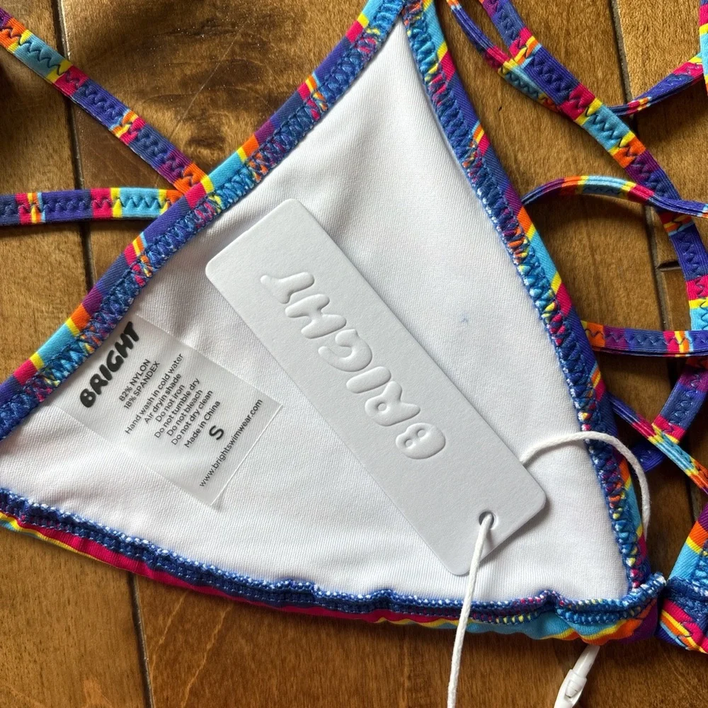 NEW WITH TAGS — bright swimwear melody top & bottom. positano s - Picture 3 of 4